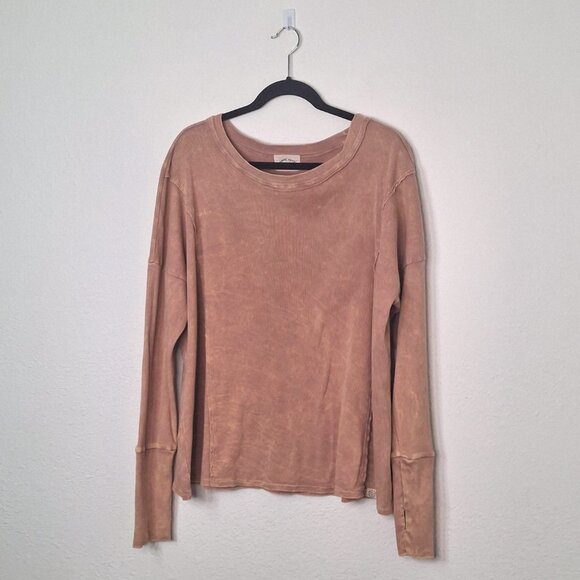 Ces Femme Tie Dye Top Sz S Oversized 100% Organic Cotton Baselayer Boho Grunge - Picture 2 of 13